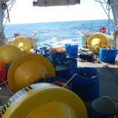 Deployment of fish aggregating devices